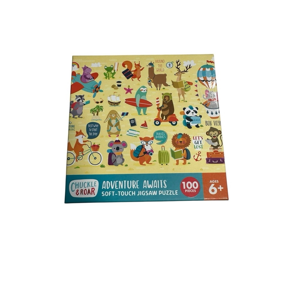 chuckle & roar PUZZLE 100‎ pieces adventure awaits soft touch